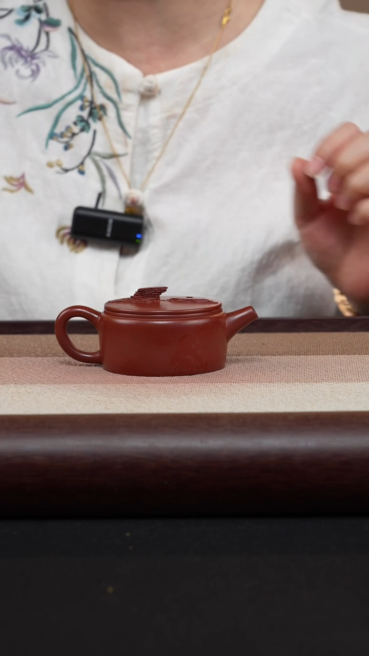 【闪购商品】紫砂茶壶朱泥-汉瓦MH-1693