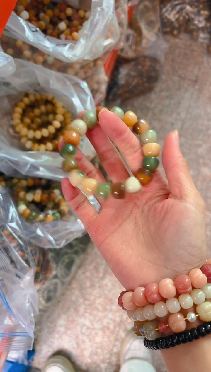 吊坠菩提根/象牙果多宝碗珠单圈