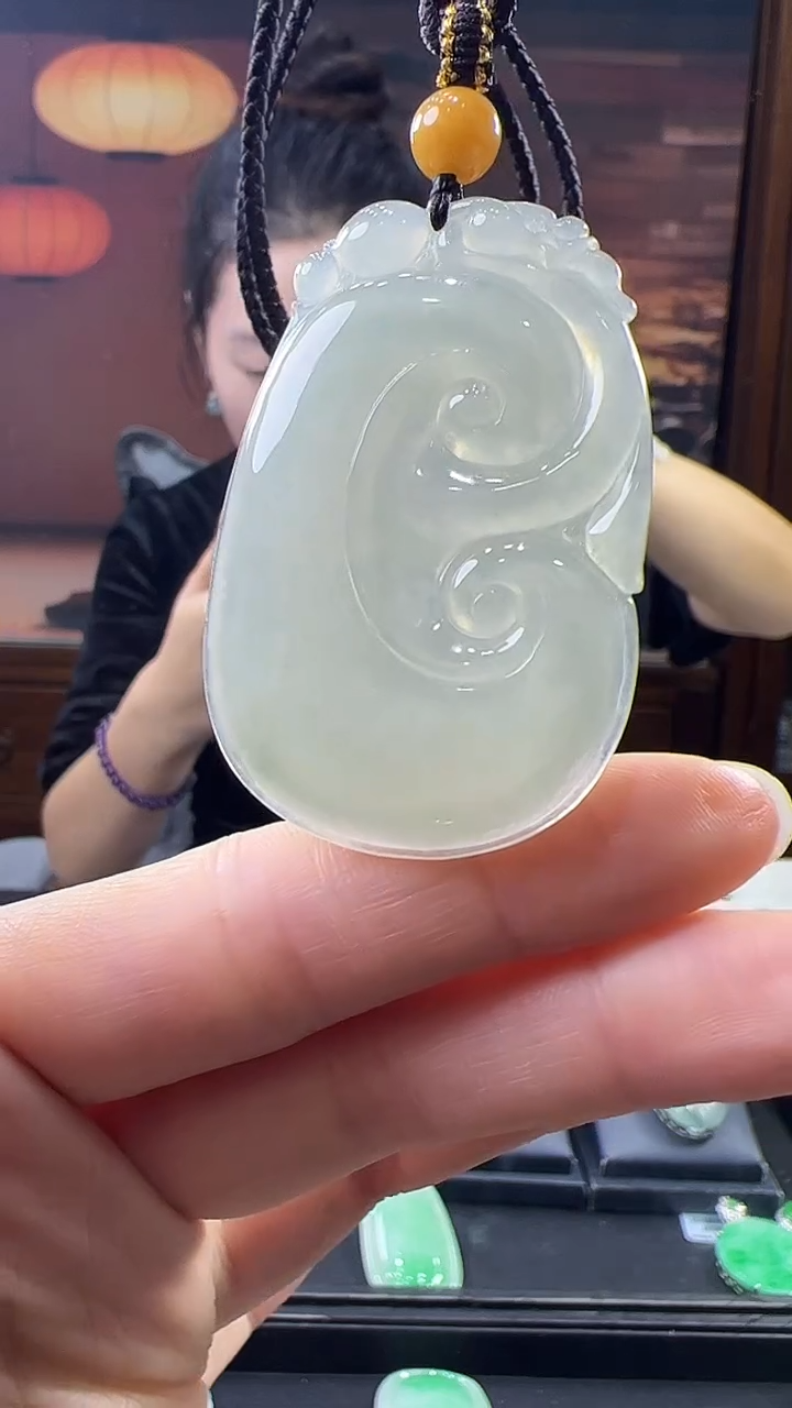 未镶嵌挂件翡翠如意