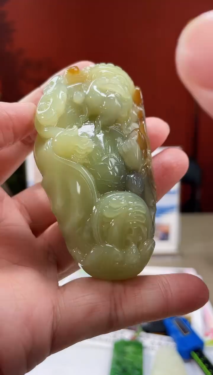 【闪购商品】定制和田玉多样性发货拍一发一01196