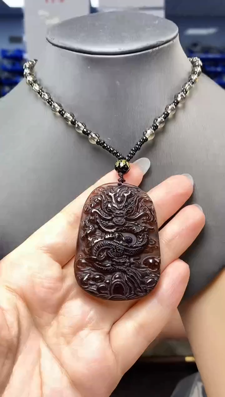 未镶嵌黑曜岩颈饰ZC0002