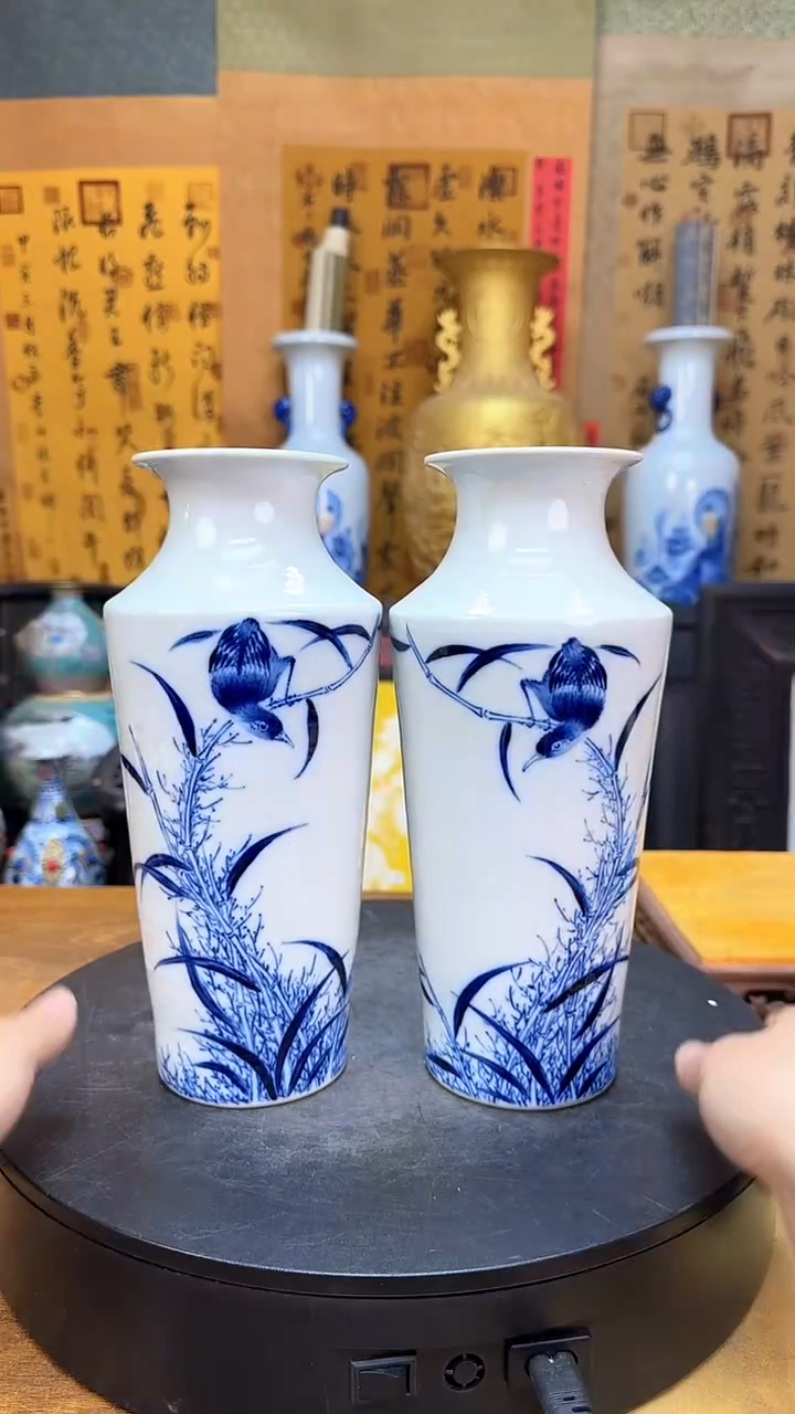 【闪购商品】瓶景德镇陶瓷客厅摆件