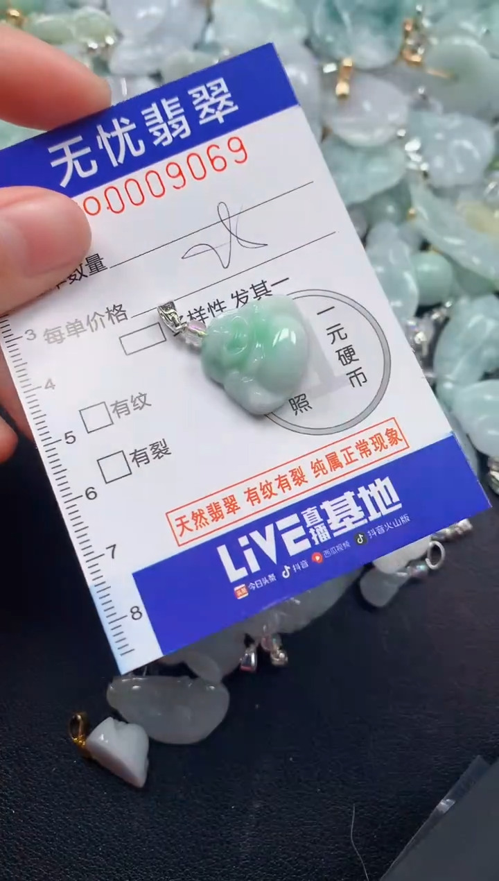 颈饰未镶嵌翡翠9069