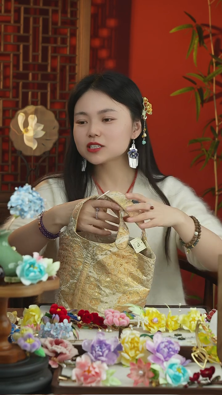 刺绣闪购纯手工非遗国风饰品