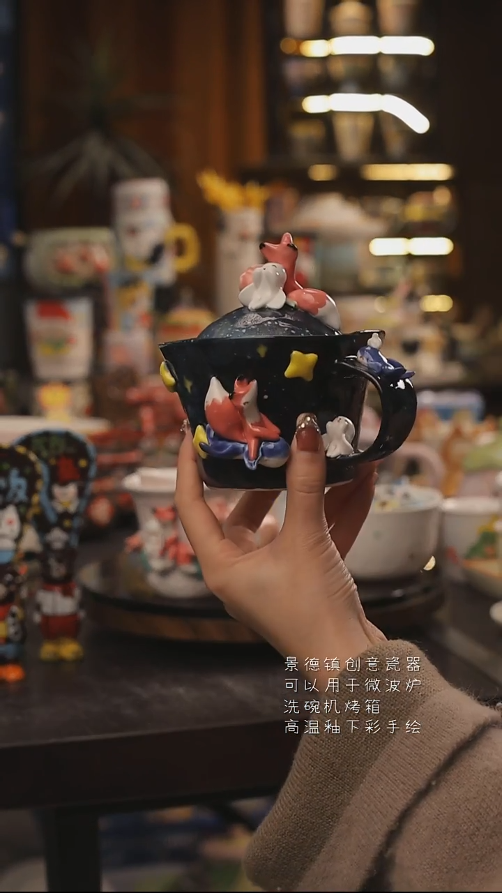 景德镇釉下彩绘设计师款式陶瓷