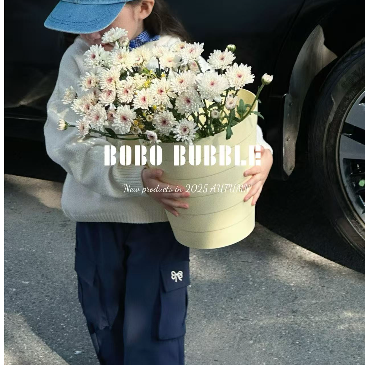 BOBO•25秋~屁帘工装裤 88085宝蓝   2-5