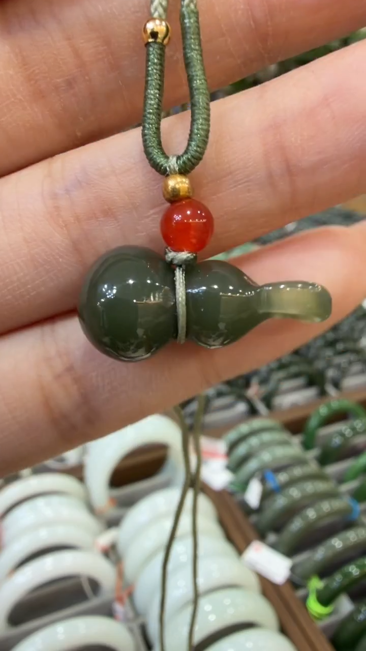 颈饰未镶嵌和田玉奢***福挂件