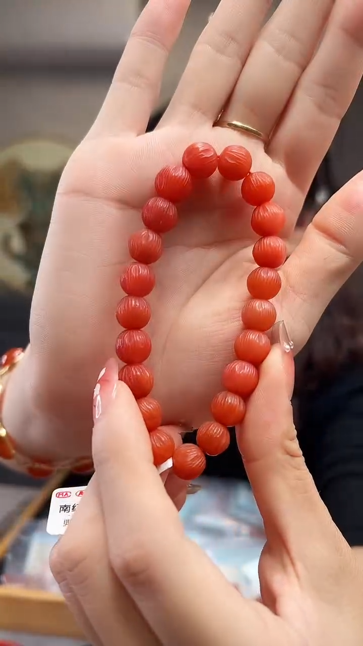 【闪购商品】南红玛瑙手串未镶嵌9mm