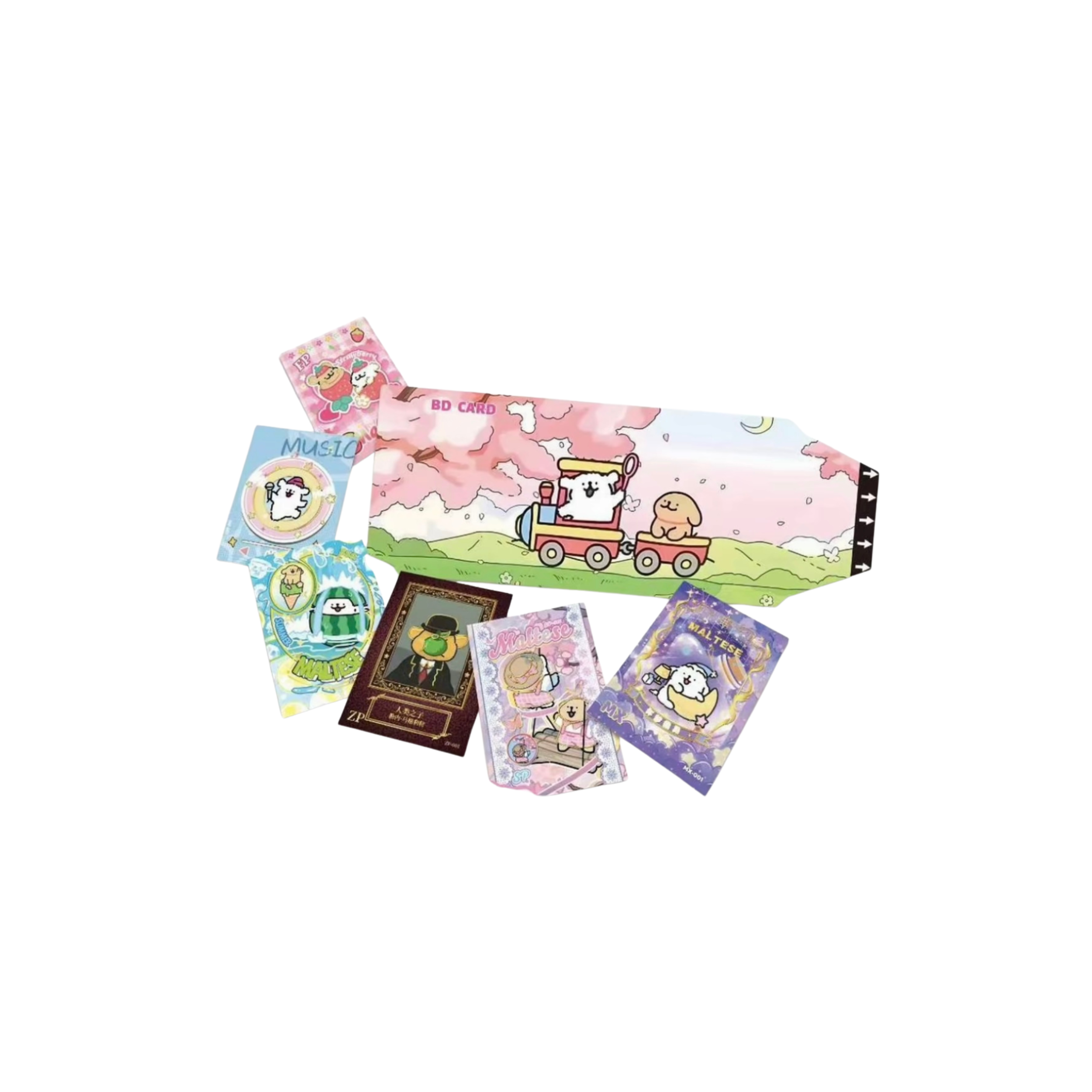 BD CARD【宠粉浮浮/大胃王】线条小狗撕撕乐 （代拆）