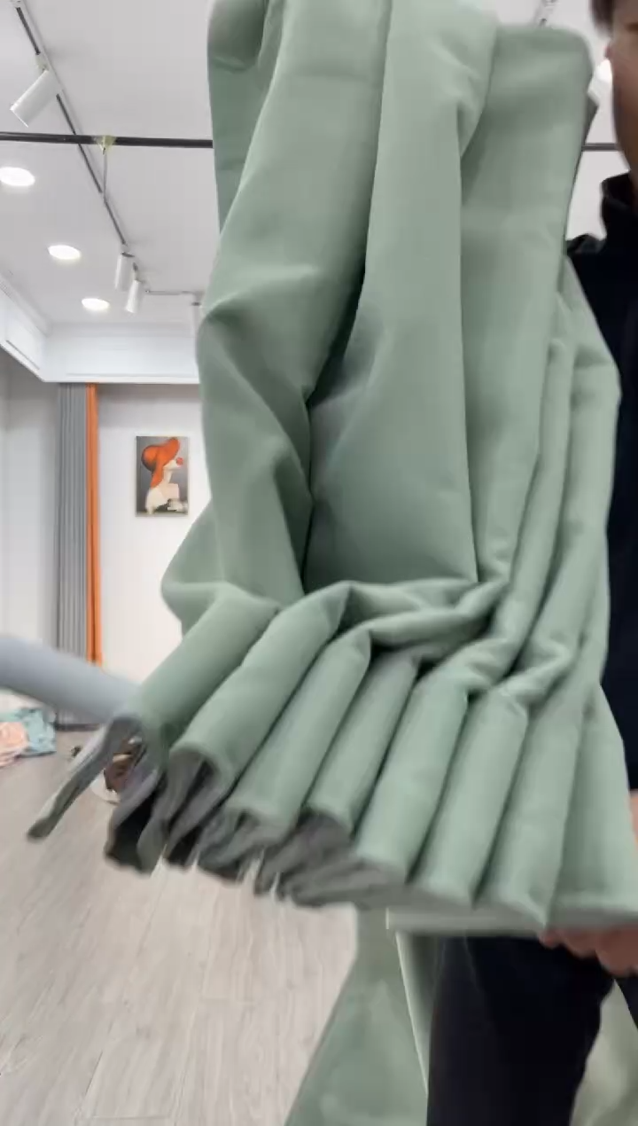 涤纶麦子成品窗帘3