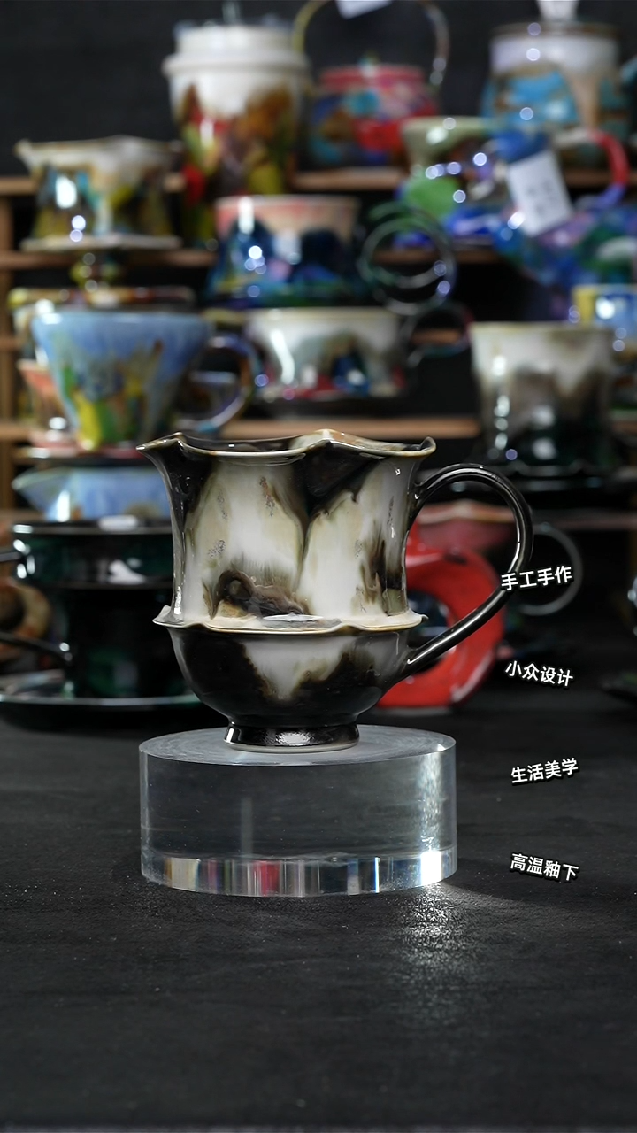设计师款景德镇森涩手创陶瓷（食品级）525