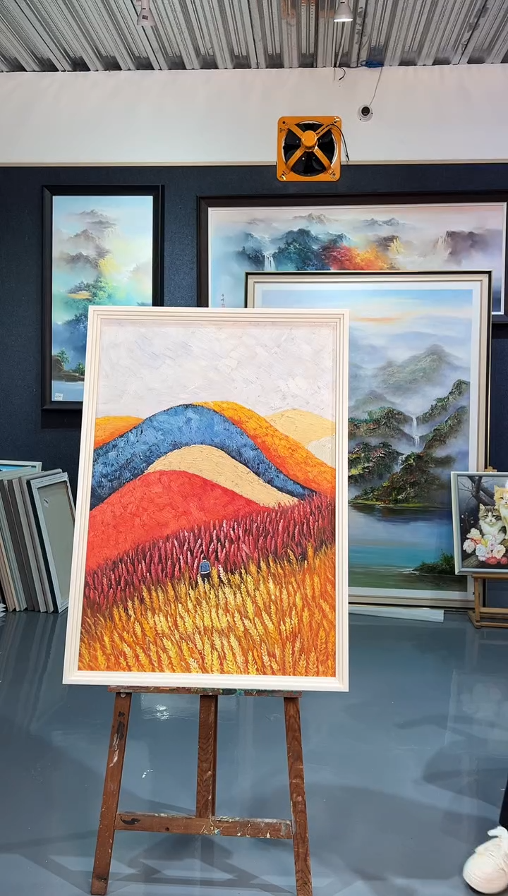 【闪购商品】油画24号 70*100 丰收-手绘油画