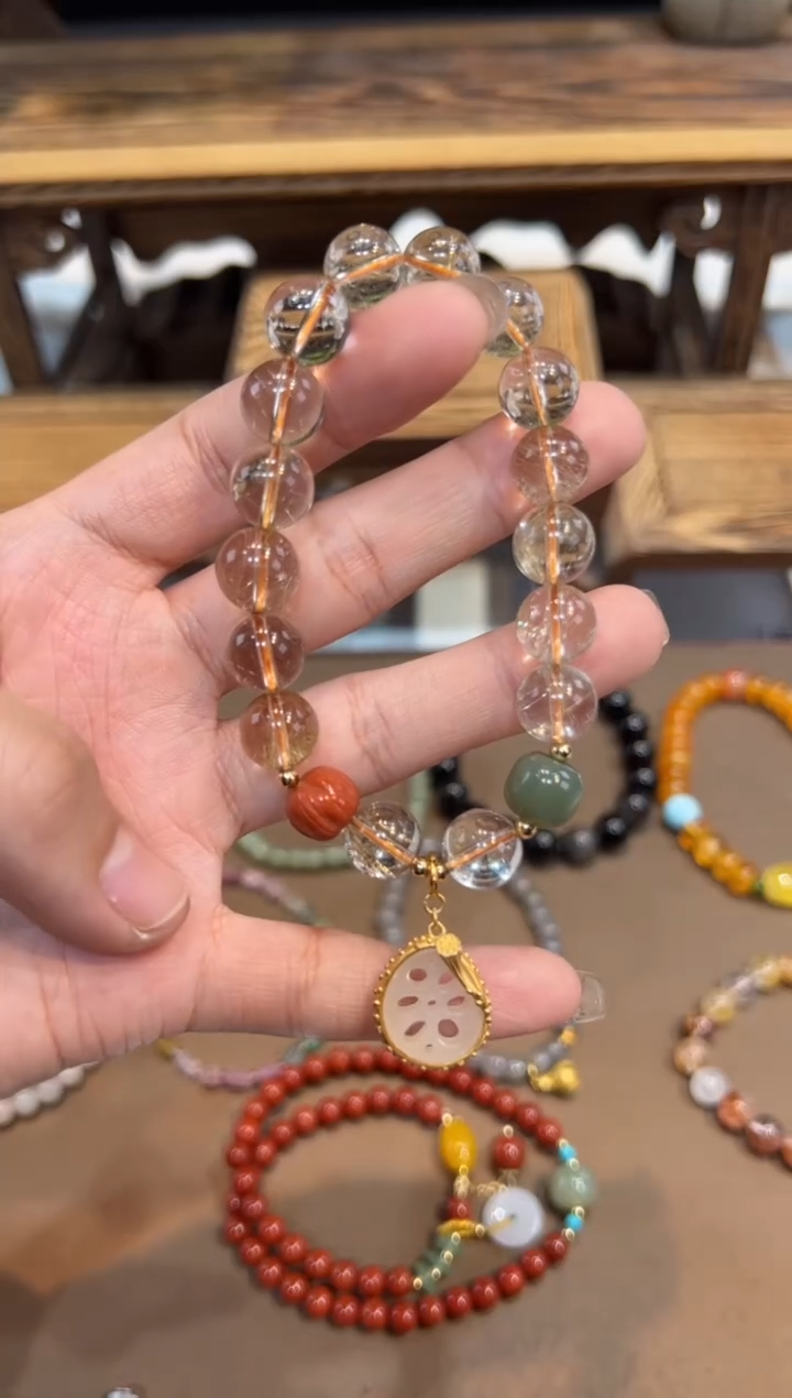 【闪购商品】水晶手串未镶嵌@@手饰