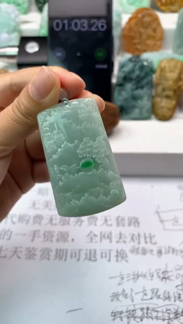 【闪购商品】翡翠颈饰未镶嵌天然翡翠