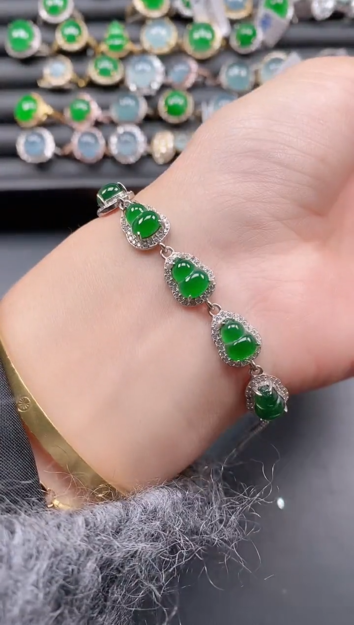 银S925镶嵌戒指翡翠11111