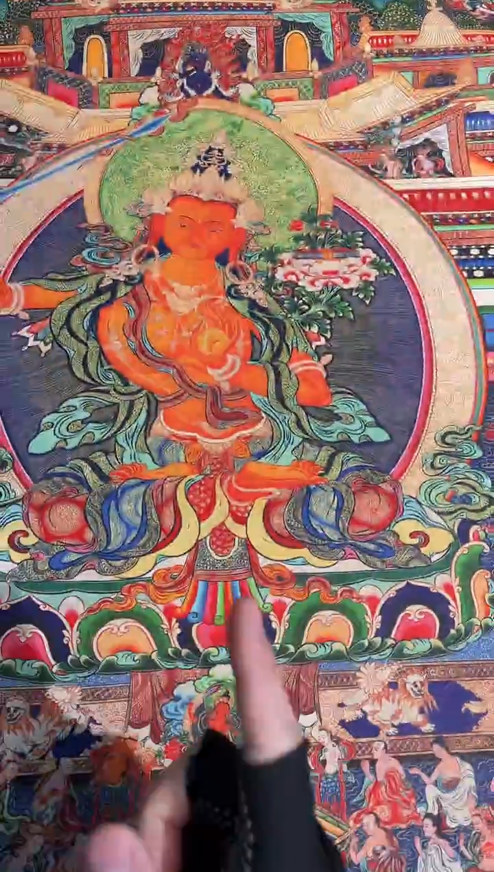 卷轴画路路的唐卡tk160