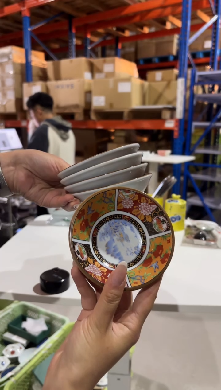 玻璃纸金彩伊万里　33鉢5ヶ組