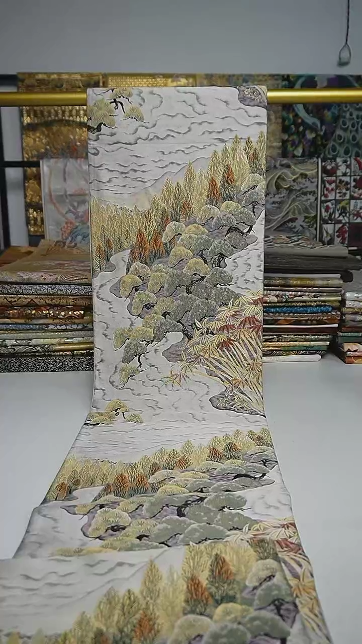 【闪购商品】织绣88 六通绍钯细密织风景