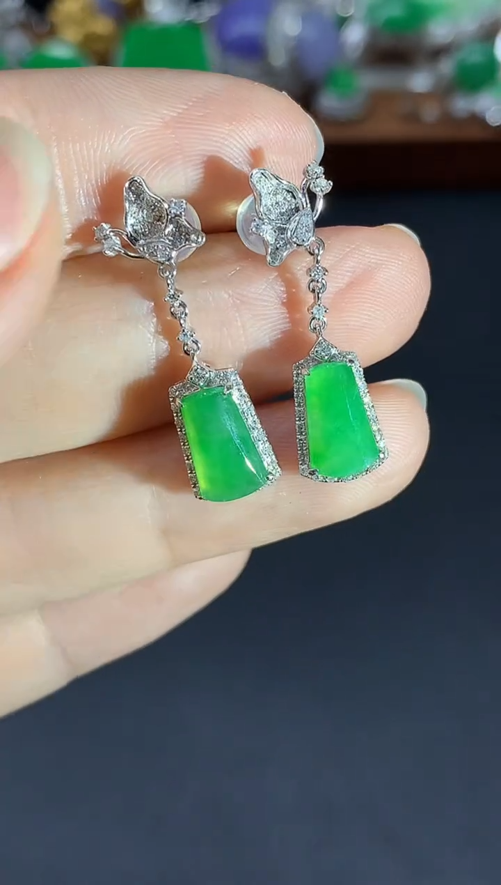 颈饰18K金镶嵌翡翠593-中国好珍宝