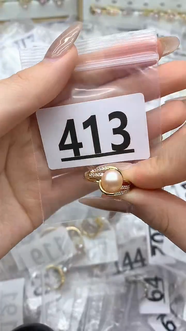 合金珠宝奇石淡水珍珠413
