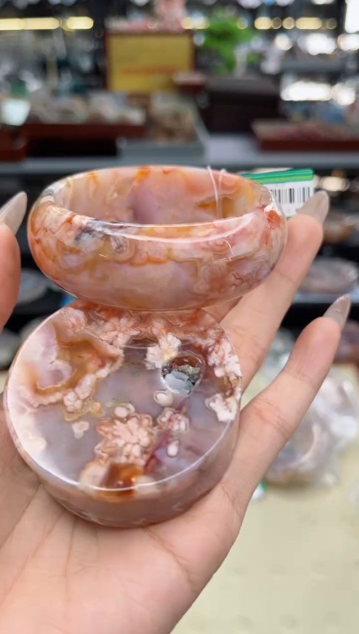 【闪购商品】石英质玉手镯未镶嵌56圈口（赠品镯心）6687179