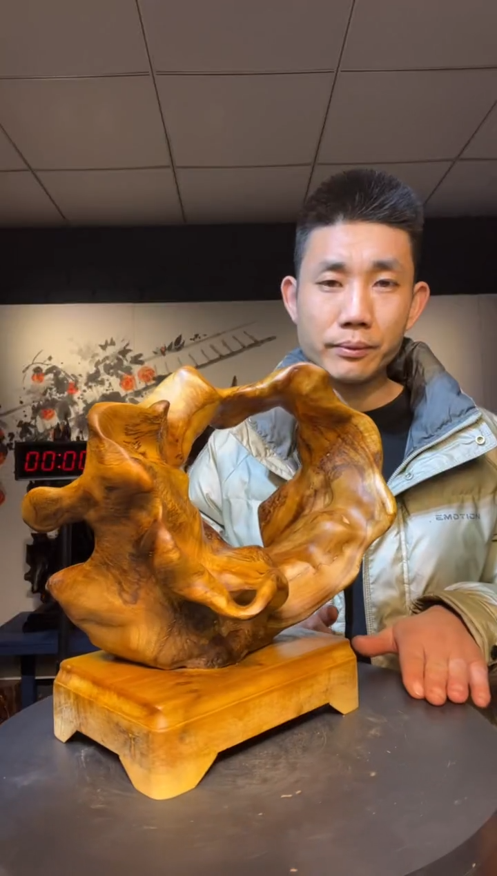 【闪购商品】金丝楠木雕金丝楠木工艺品摆件