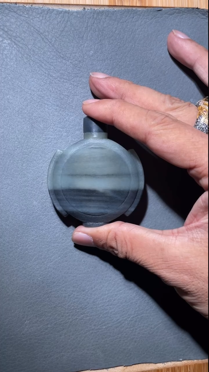 定制和田玉ym   鼻烟壶