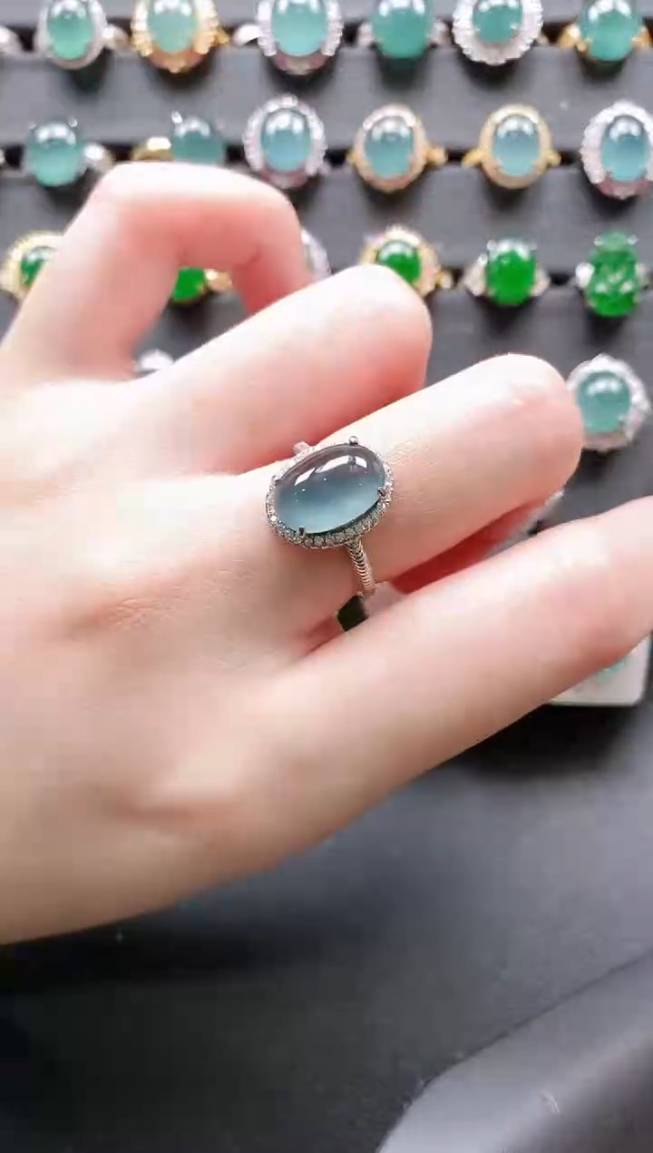 【闪购商品】翡翠戒指银S925镶嵌11111111