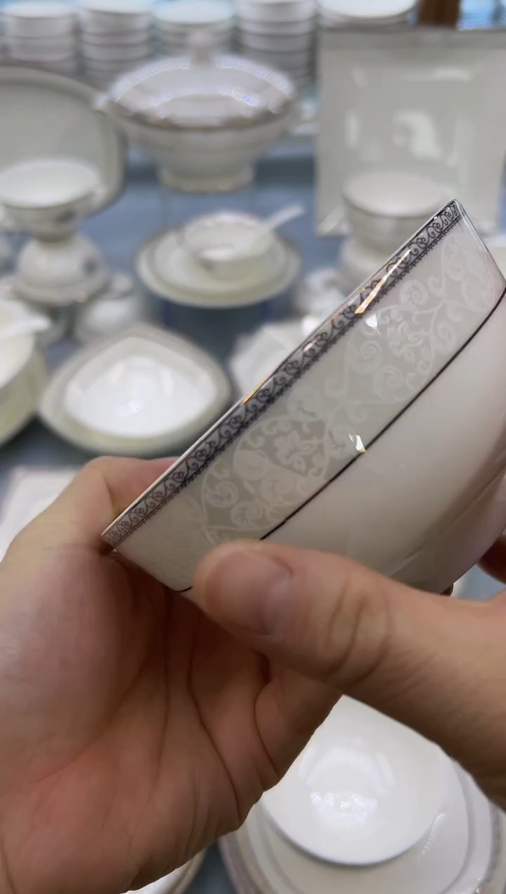 骨瓷玲珑5奥6个 