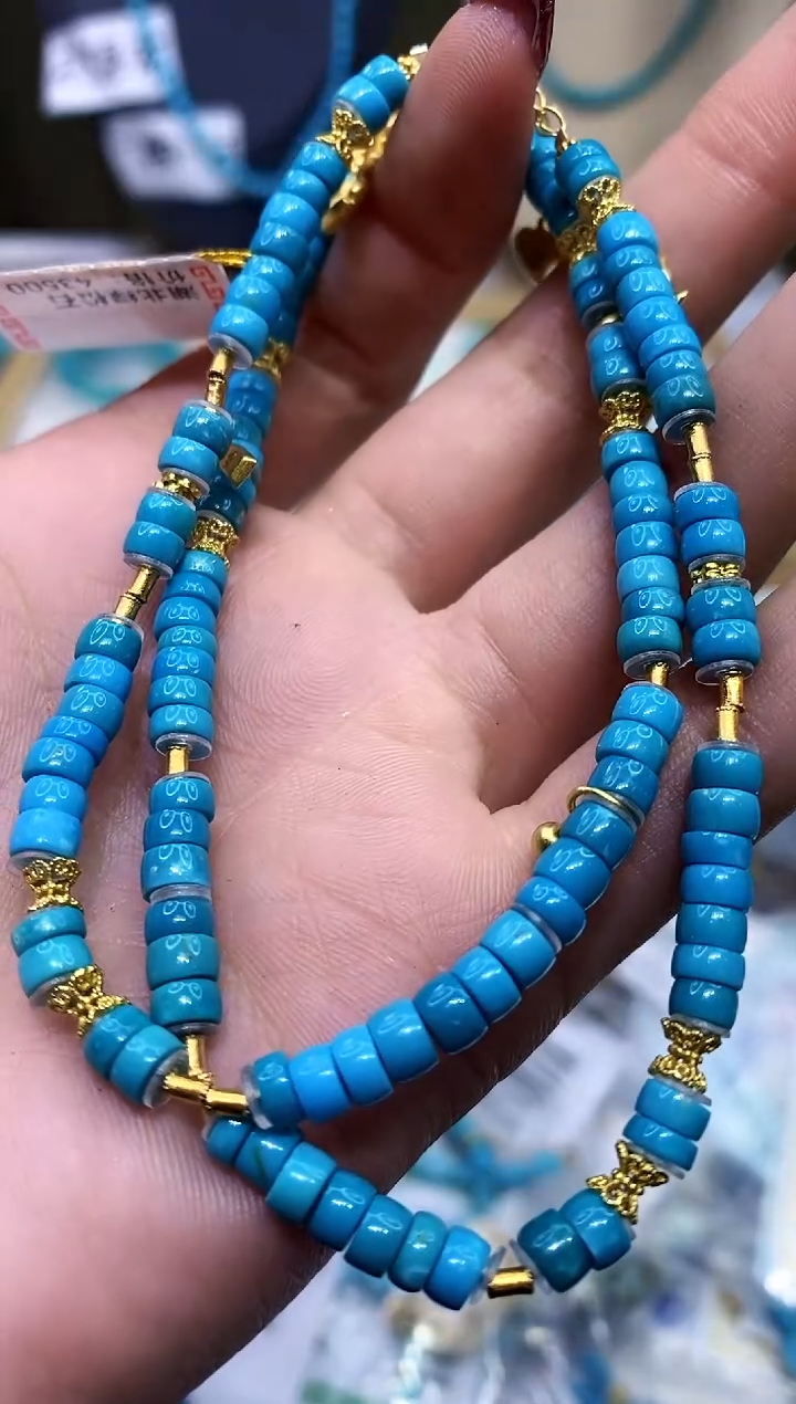 【闪购商品】绿松石项链未镶嵌093