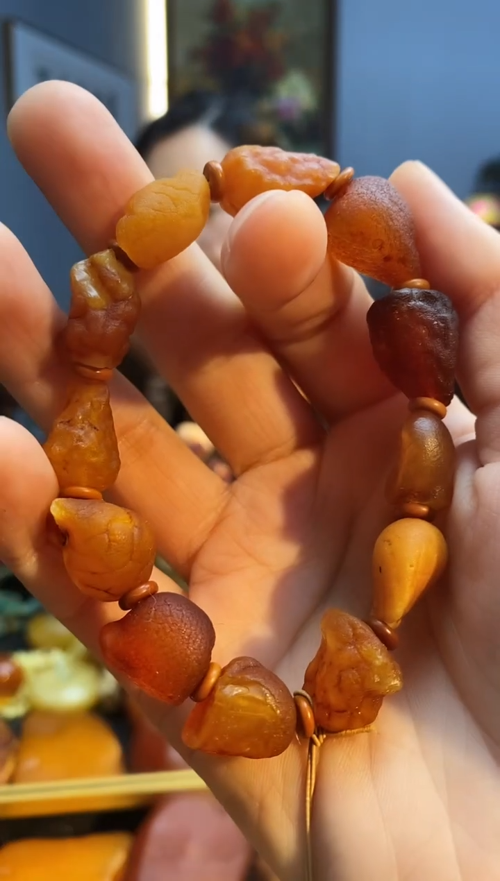 手链琥珀未镶嵌手串