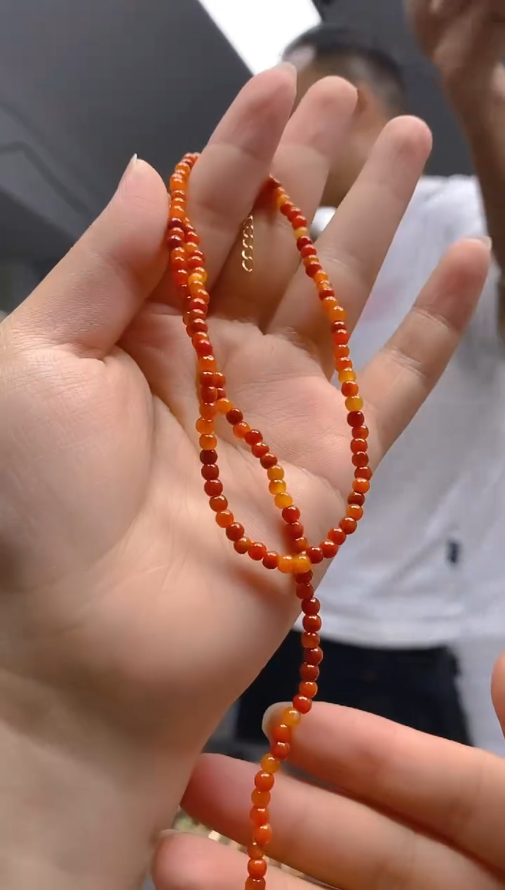 【闪购商品】翡翠耳饰合金0108翡翠锁骨链