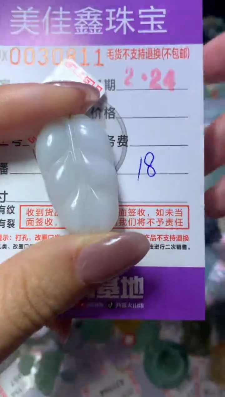 【闪购商品】翡翠颈饰未镶嵌CXX005181