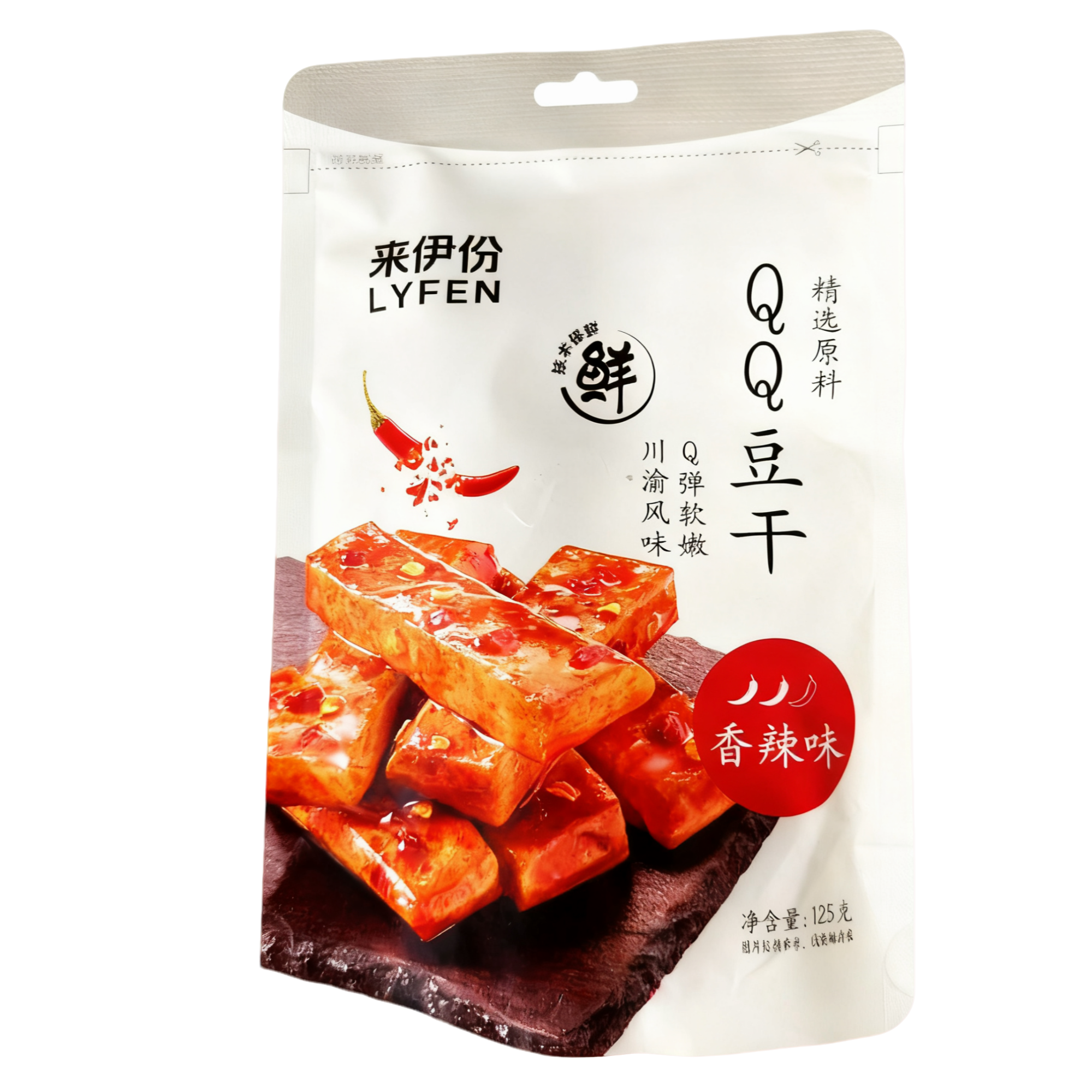 婷婷 来伊份QQ豆干125g*1包【保质期到2026/02/04】