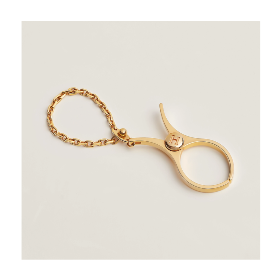 全新未使用 Hermes/爱马仕 【小花念念】爱马仕 手套夹 钥匙扣