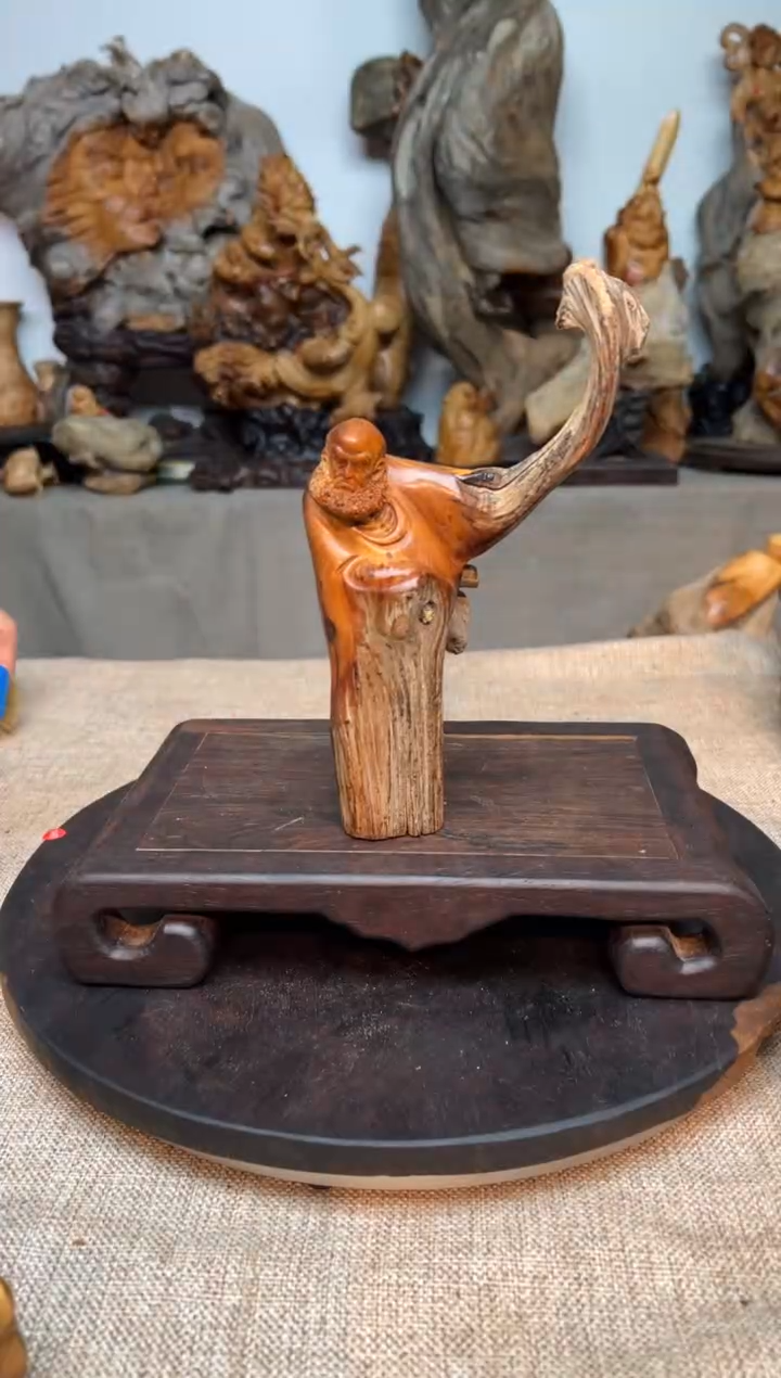 柏木（崖柏）崖柏雕刻件