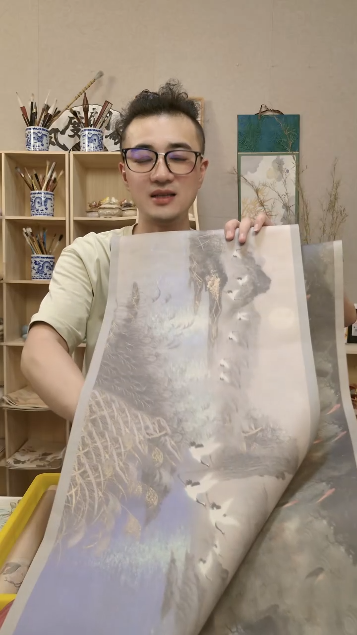 褚皮海滩1卷瑞鹤图1卷