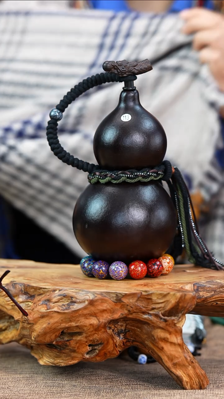 【闪购商品】113—光岳葫天然大漆酒葫芦不含漆珠