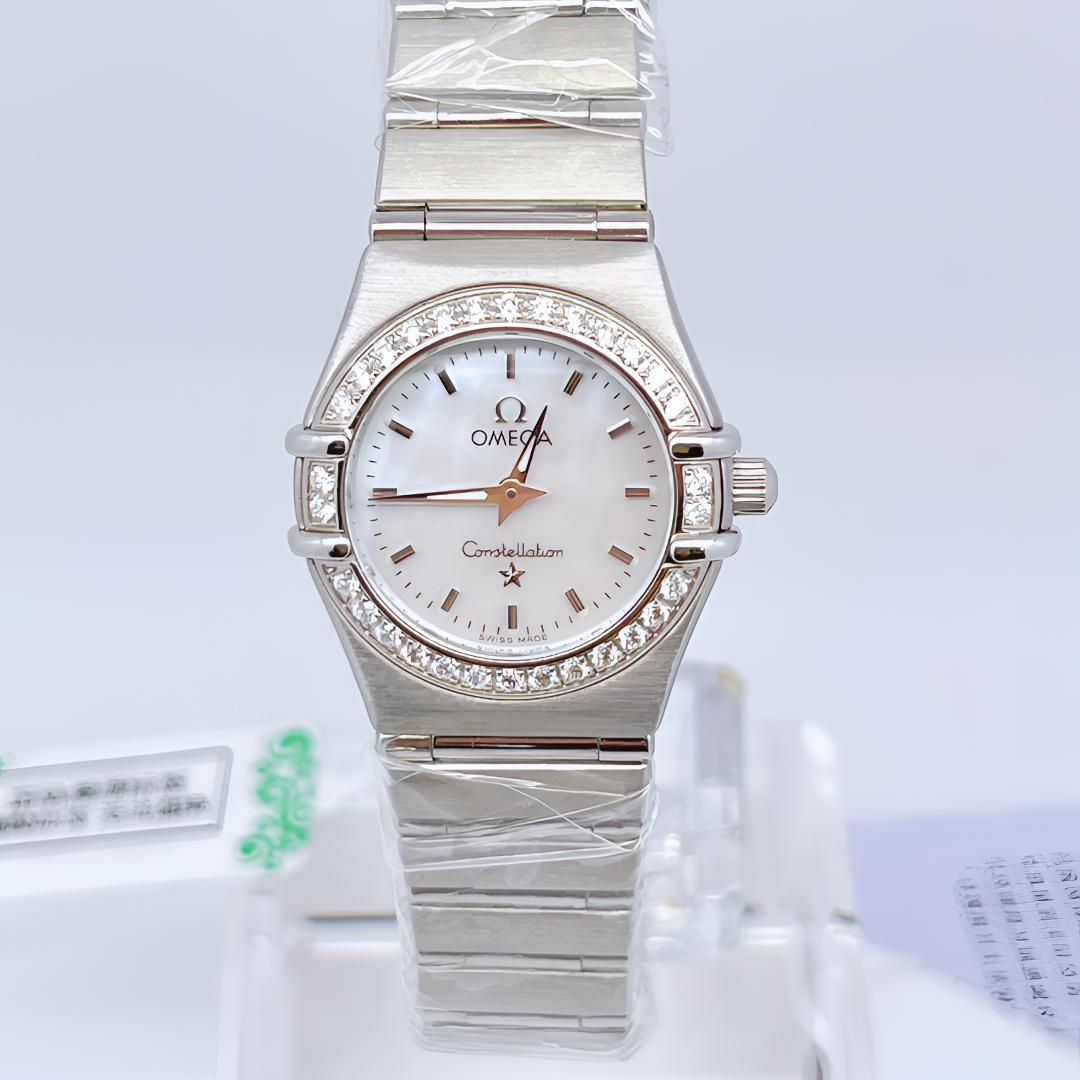 99新 Omega/欧米茄  星座石英22.5mm原钻/公价86999/w11984