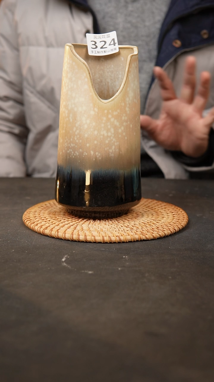 【闪购商品】瓷片324泥泥手工花盆