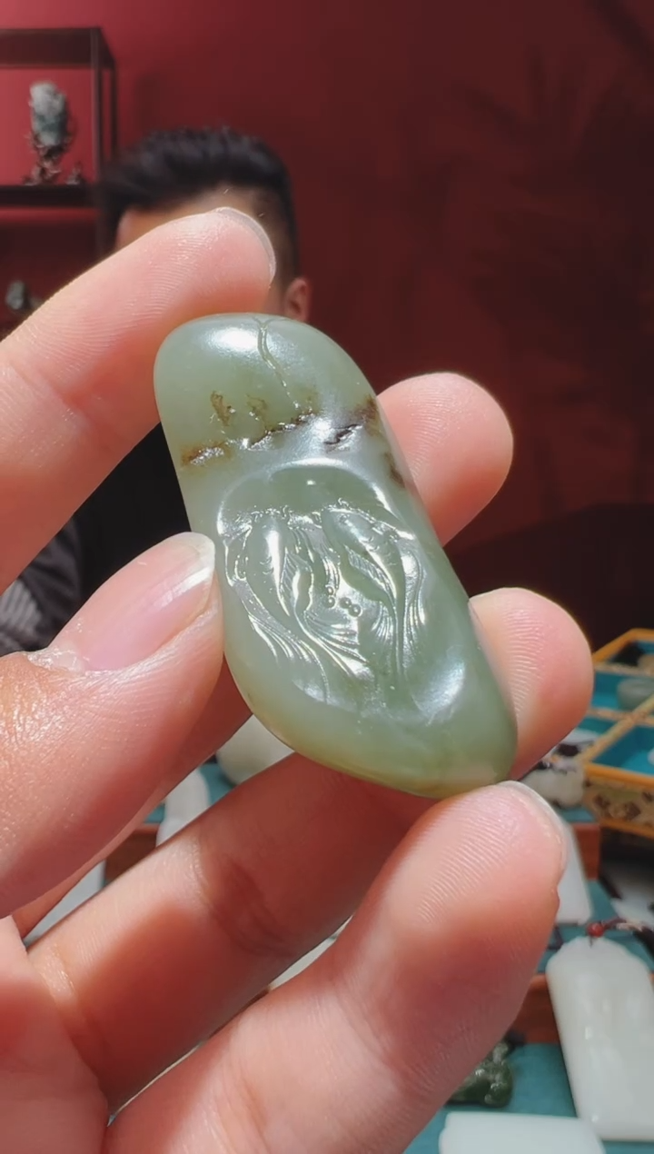 【闪购商品】和田玉吊坠(不含链)未镶嵌1