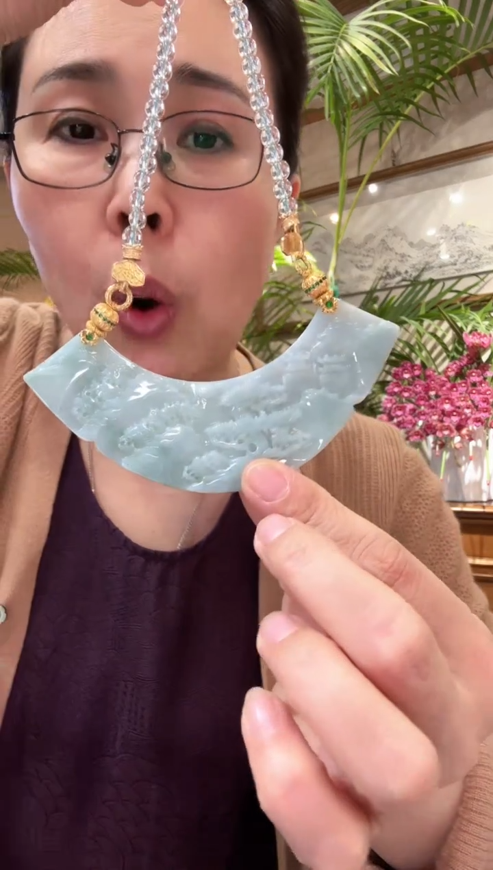 【闪购商品】翡翠颈饰未镶嵌国风