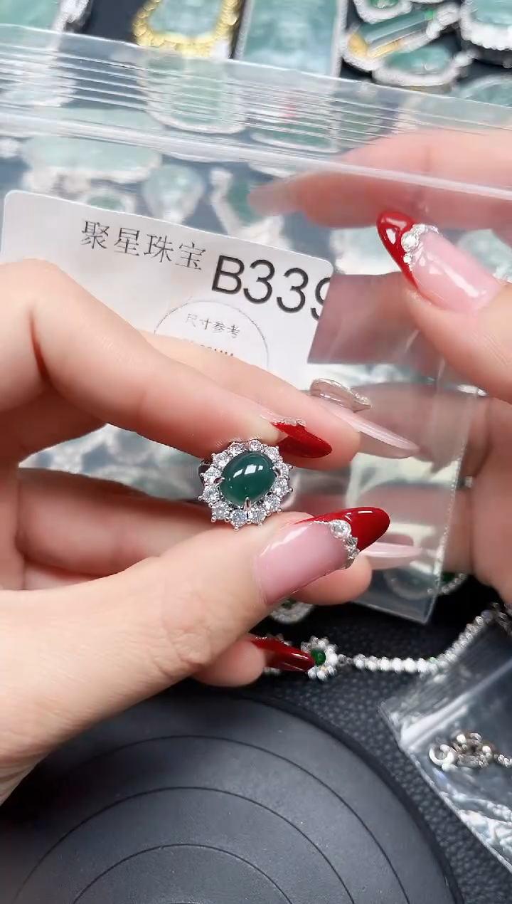 【闪购商品】翡翠颈饰未镶嵌赠皮绳339