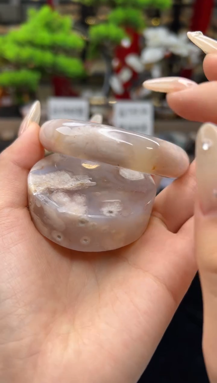 【闪购商品】石英质玉未镶嵌手镯58圈口（赠送镯心）13181