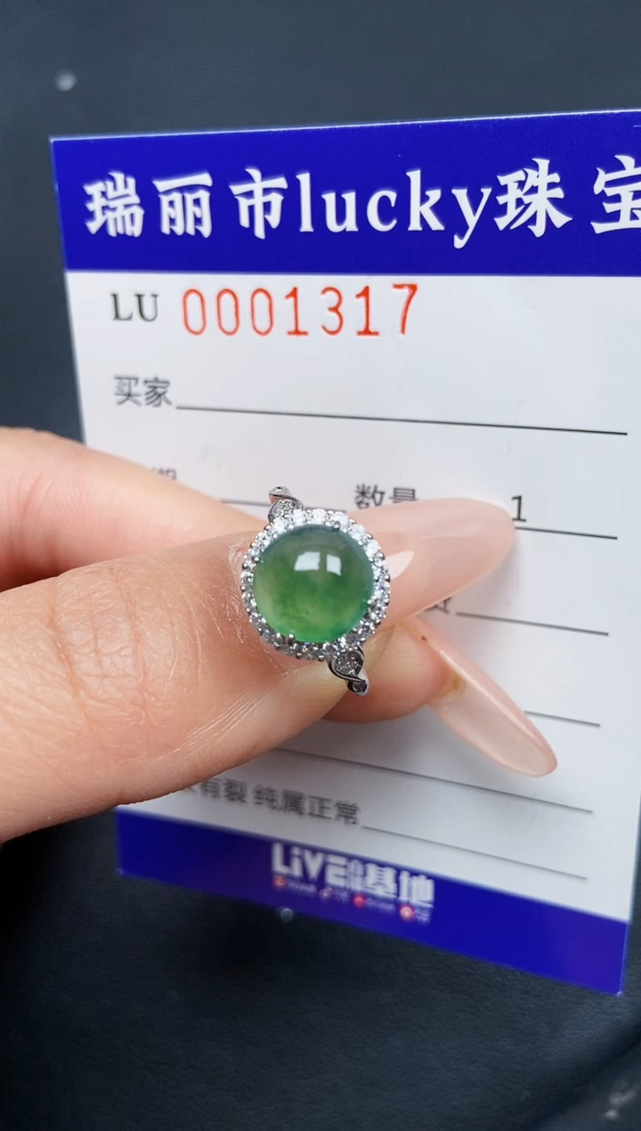 【闪购商品】翡翠颈饰银S925镶嵌1317