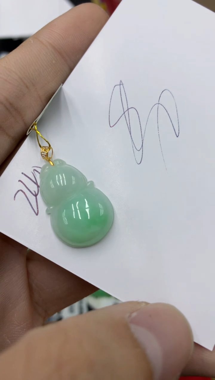 【闪购商品】翡翠颈饰18K金镶嵌号链接1111111111