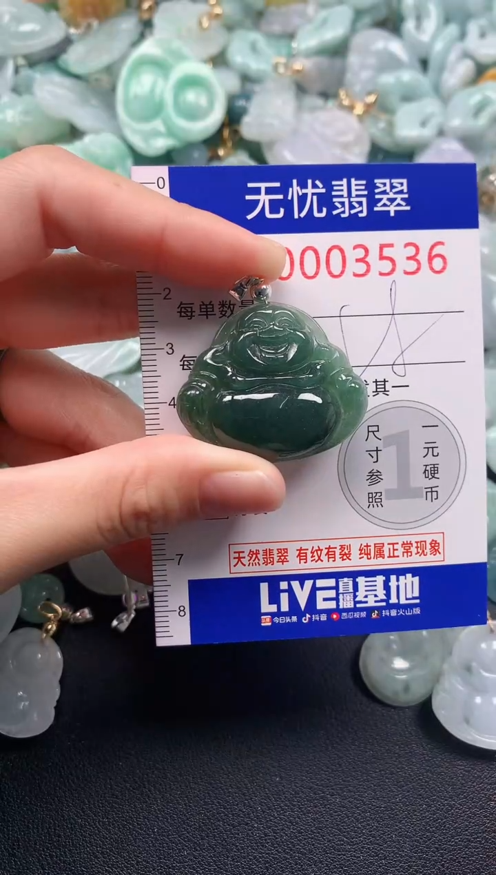 颈饰未镶嵌翡翠3536