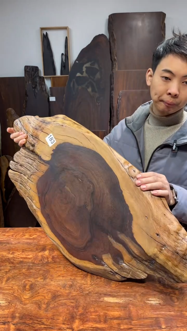 风车木（黑檀木）尺寸80*35*3编号183