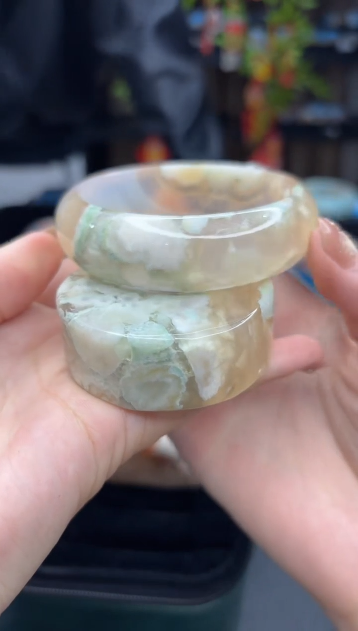 【闪购商品】石英质玉手镯未镶嵌226（60圈赠送镯心）