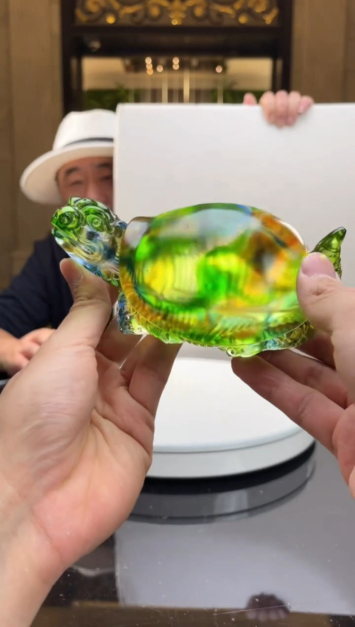 【闪购商品】茶宠富甲天下龙龟摆件